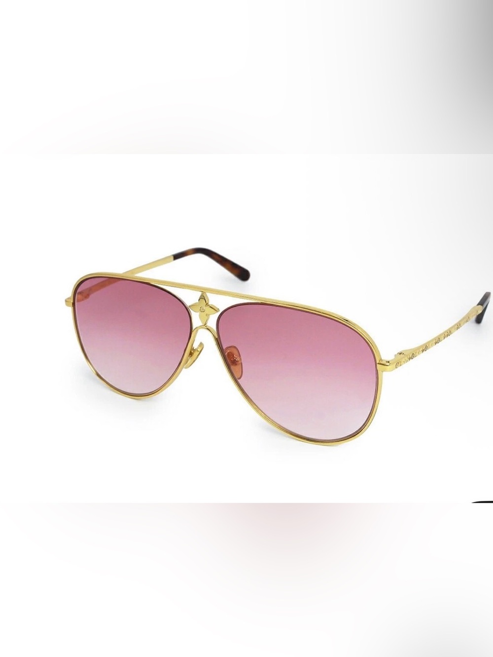 Louis Vuitton Star Pillot Sunglasses - metal gold pink gradient